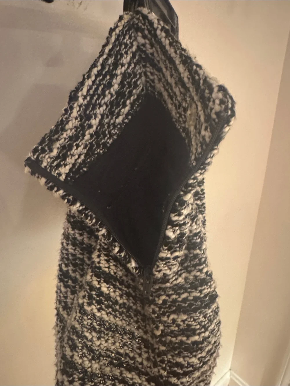 Gymboree Black and White Textured Knit Skirt